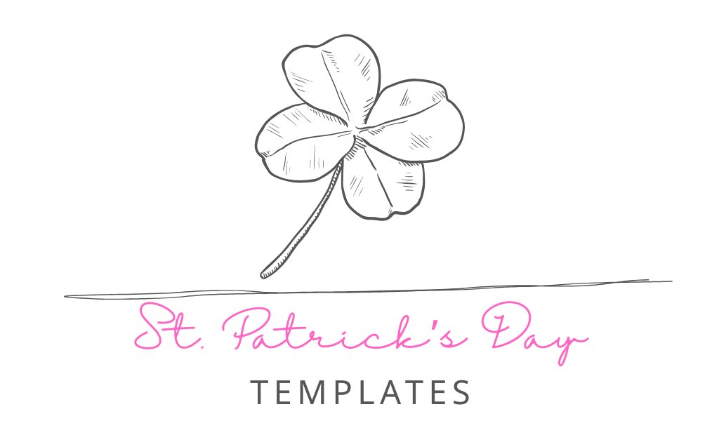 Customizable printable St. Patrick's Day templates including invitations, planners, stickers, labels, and party supplies.