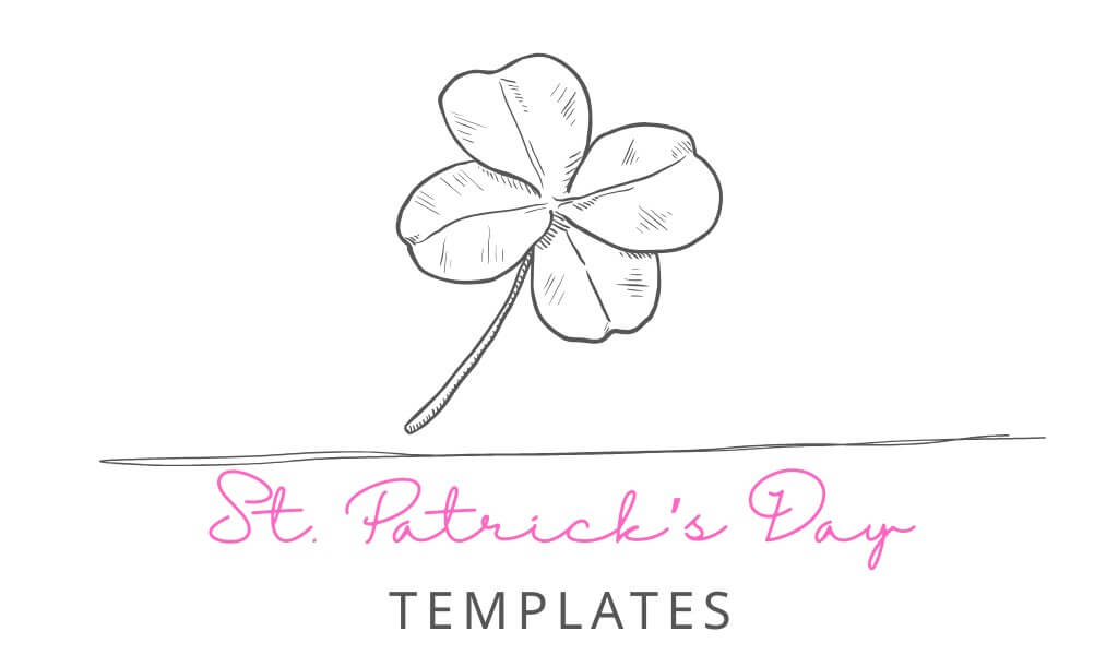 Customizable printable St. Patrick's Day templates including invitations, planners, stickers, labels, and party supplies.
