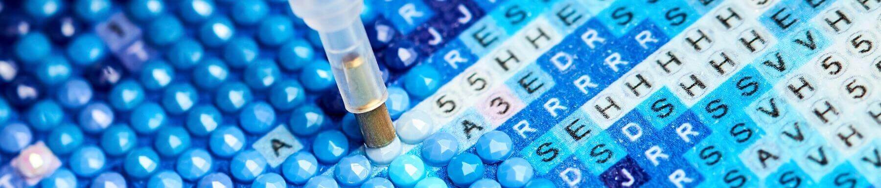 Header image for blog about diamond art painting projects and how to organize them