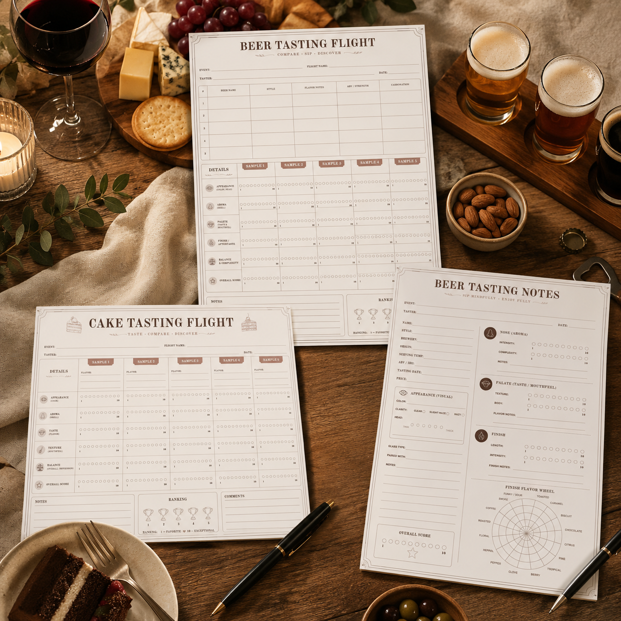 Tasting Scorecards