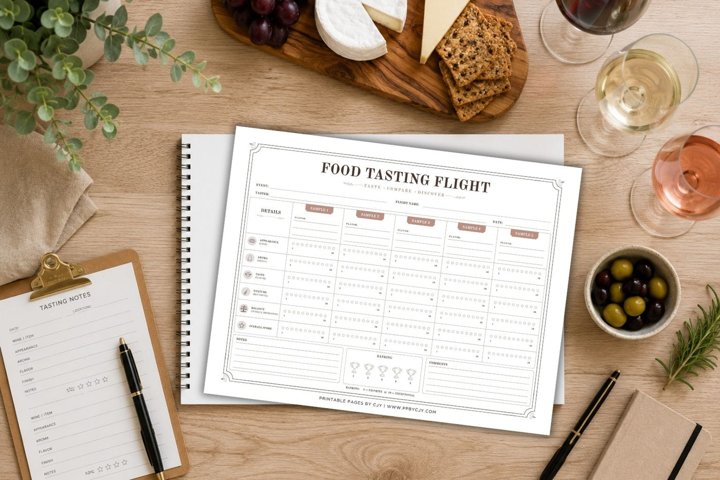 Tasting Scorecards