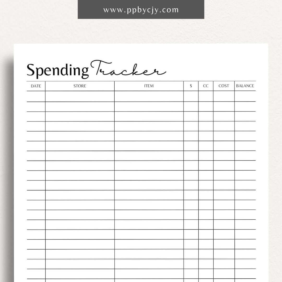 Printable Pages by CJY - Useful Printable Digital Templates