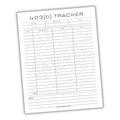 403(b) Tracker form on a white background