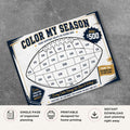 Football Fundraiser Tracker printable color in donation goal sheet for team fundraising and event tracking
