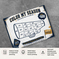 Cheer Fundraiser Tracker printable color in donation goal sheet for team fundraising and event tracking
