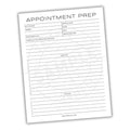 Appointment Preparation Printable PDF Template