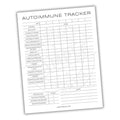 Autoimmune Tracker Printable PDF Template