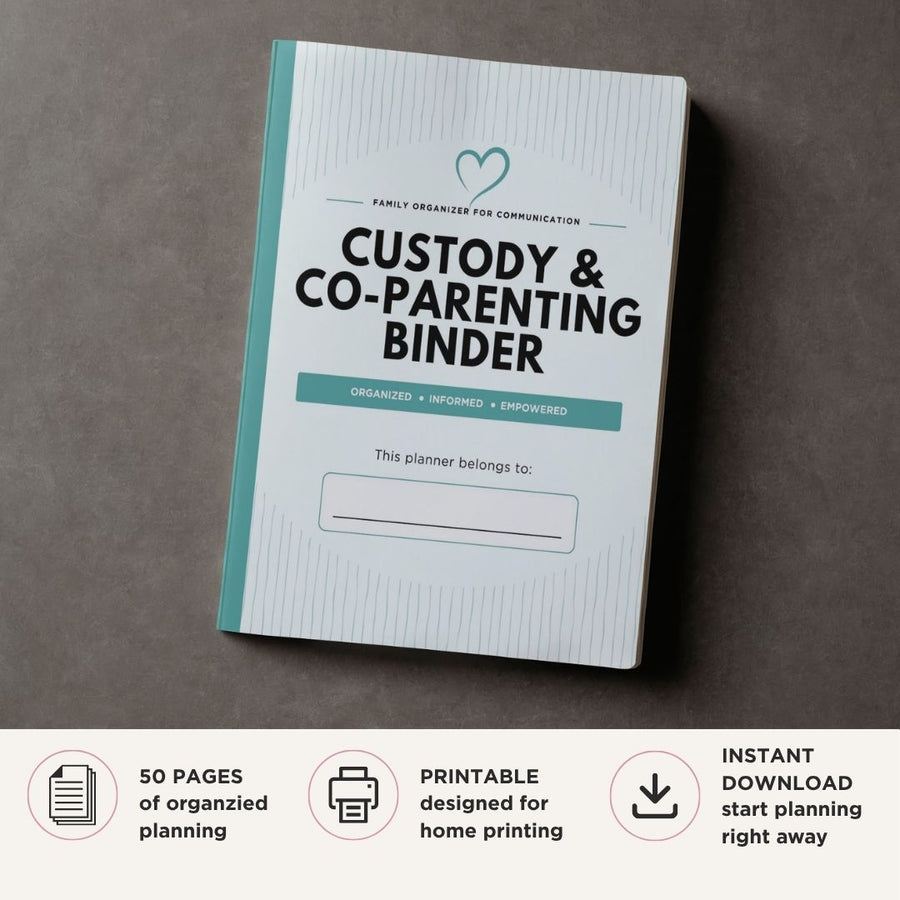 Co-Parenting & Custody Binder