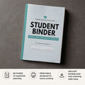 Student Success Binder printable student success planner cover