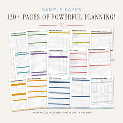 Restaurant Management Binder printable restaurant operations planner sample pages
