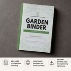 Garden Binder - 63 Page Garden Planner & Harvest Organizer cover page