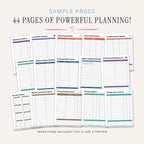 Moving Binder - 44 Page Home Moving Planner & Packing Organizer sample pages