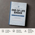 End of Life Binder - 56 Page Final Wishes & Estate Organizer cover page
