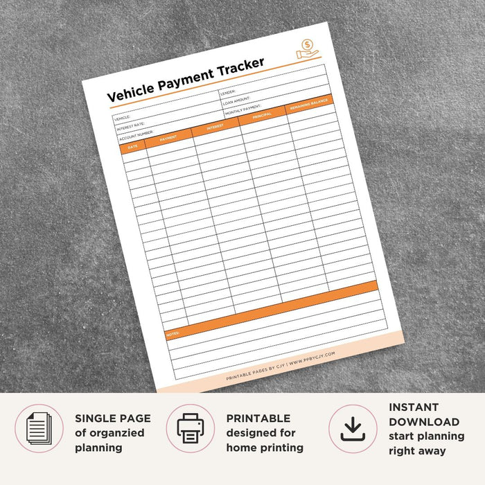 Vehicle Payment Tracker