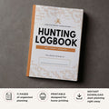 Hunting Logbook Planner printable hunting journal pages with trip tracking layouts