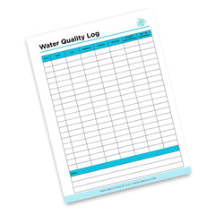 Aquarium Water Quality Log printable fish tank testing tracker for pH ammonia nitrite nitrate salinity and water parameters
