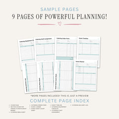 Catering and Events Planner printable catering management and event planning bundle for restaurants and food service businesses
