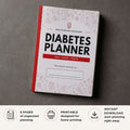 Diabetes Management Planner printable blood sugar and insulin log bundle for diabetes tracking and health management
