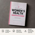 Women's Health Planner printable cycle and hormone tracker bundle for symptom and wellness tracking
