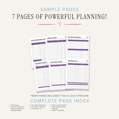 Net Worth Planner printable asset tracker liability tracker wealth management and financial net worth calculator
