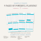 Specialty Financial Tracking Planner printable for unique expenses refunds gifts gambling lottery and financial record keeping
