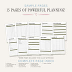 Tattoo Artist Planner Supply & Clients Tracker Bundle