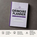 Grimoire Planner Witchcraft Crystal & Herb Magic Journal Bundle spell log page
