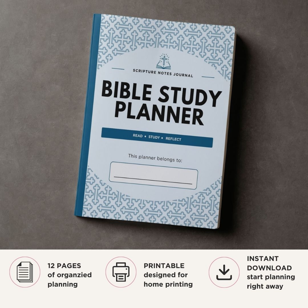 Bible Study Planner Scripture Notes Bundle scripture notes page
