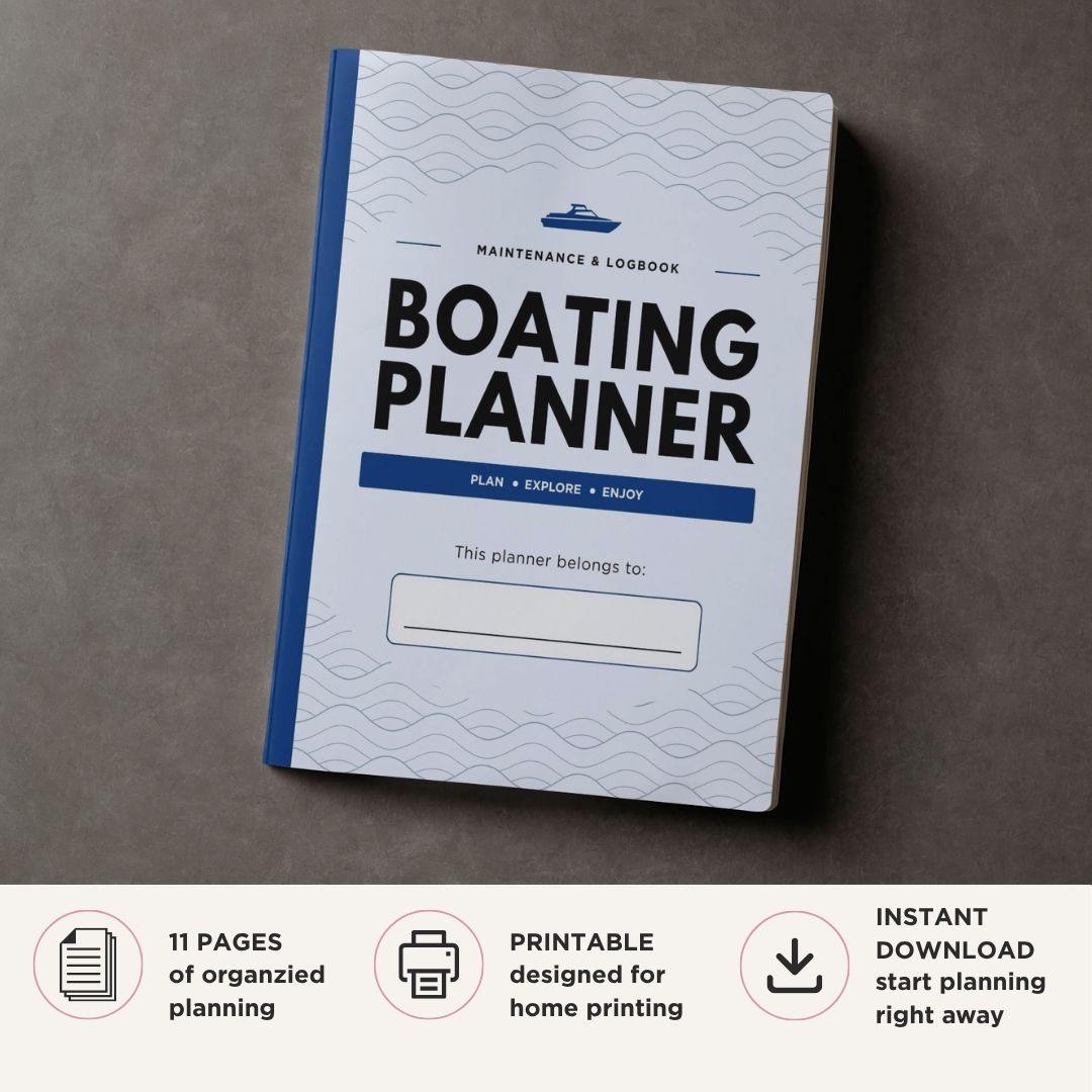 Boat & Vessel Planner Maintenance & Logbook Bundle maintenance log page
