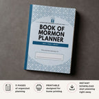 Book of Mormon Reading Planner Scripture Reading Bundle reading tracker
