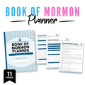 Book of Mormon Reading Planner Scripture Reading Bundle reading tracker
