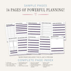 Tarot Card Reading Planner Spread Tracker & Spiritual Guidance Bundle tarot spread log page