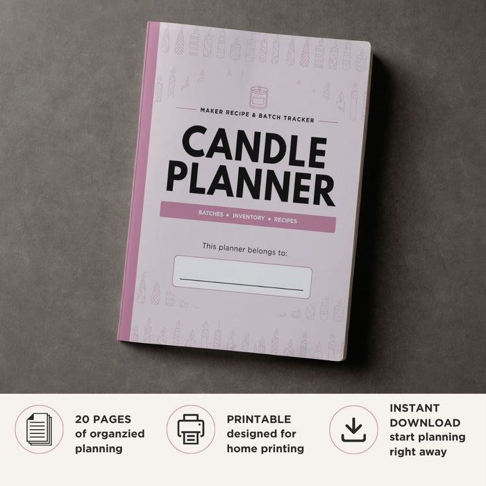 Candle Making Planner