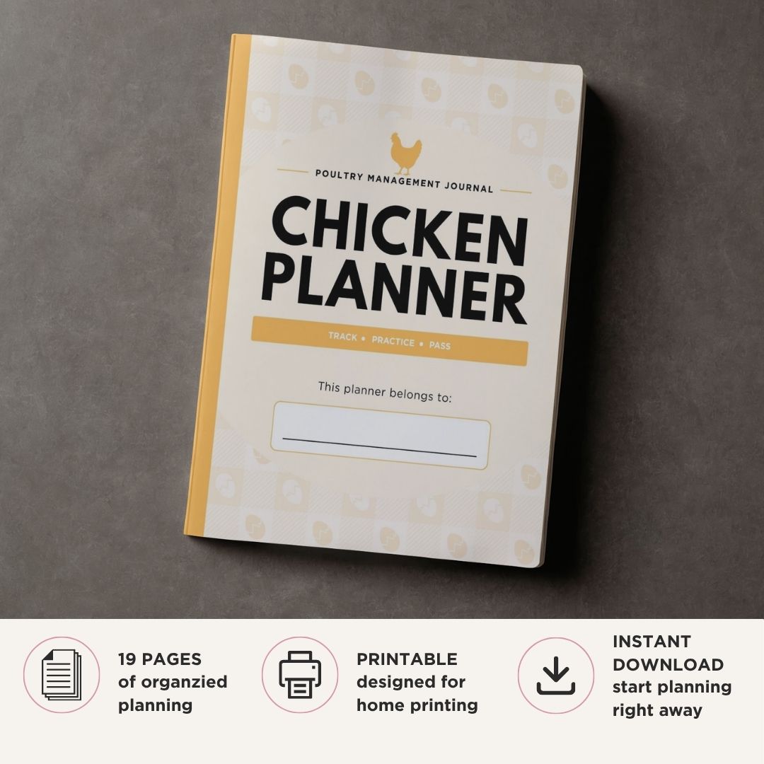 Chicken & Egg Farm Planner Poultry Management Bundle egg tracker page
