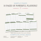  Hiking Adventure Log Trail Tracker Bundle trail log sample pages
