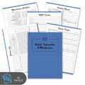 Vehicle Info & Maintenance Planner Car & Truck Service Tracker Bundle maintenance log page

