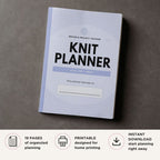 Knit Making Planner Knitting Project & Pattern Log Bundle project log cover page
