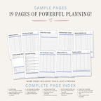 Knit Making Planner Knitting Project & Pattern Log Bundle project log sample pages
