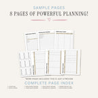 Event Raffle Ticket Planner Fundraiser Bundle ticket tracker sample pages
