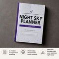 Night Sky Observation Planner Stargazing Journal Bundle observation log cover page