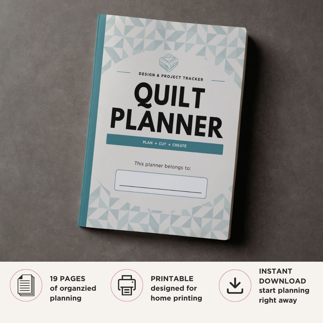 Quilt Making Planner Block Design & Project Log Bundle block design cover page
