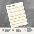 Meltdown Log Printable Behavior Episode Tracker behavior log page
