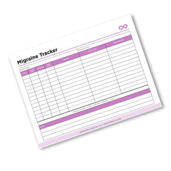 Migraine Tracker Headache & Migraine Episode Log Printable symptom tracker page