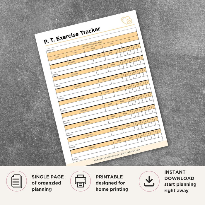 Physical Therapy Exercise Tracker