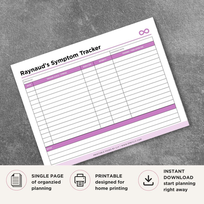 Raynaud's Symptom Tracker
