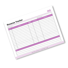 Rosacea Tracker Printable Skin Trigger Log flare tracker page
