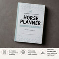 Horse Care Planner printable equine health and stable organizer bundle for horse management and care tracking cover page