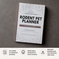 Small Rodent Planner Pocket Pet Care Planner Bundle care tracker cover page