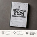 Musical Instrument Practice Planner printable music student lesson and progress tracking bundle
