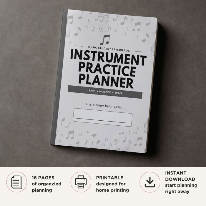 Musical Instrument Practice Planner